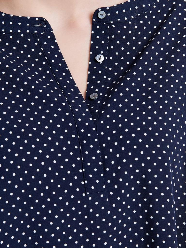 ONLY Damen T-Shirt onlZAFRAN S/S LOOSE TOP DOT WVN