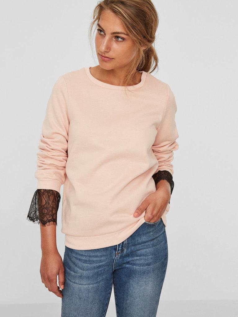 VERO MODA Damen Bluse VMBESSIE LS SWEAT D2-7