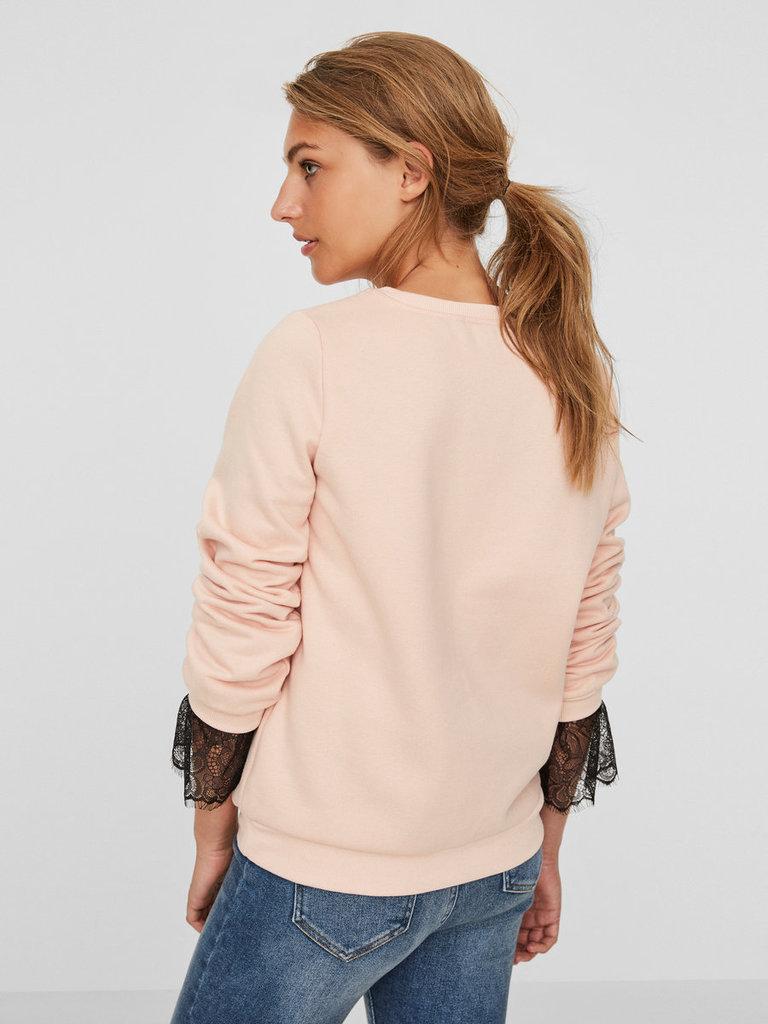 VERO MODA Damen Bluse VMBESSIE LS SWEAT D2-7