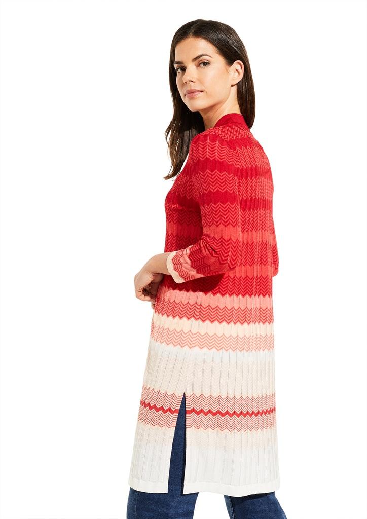 comma Damen Pullover Feinstrickjacke