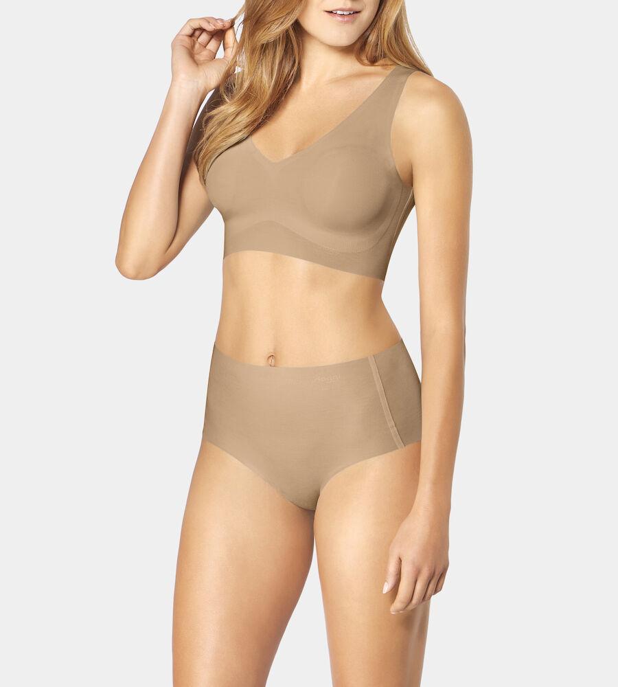 Sloggi Damen Slip Sloggi Zero Feel Natural HighWaist Brief