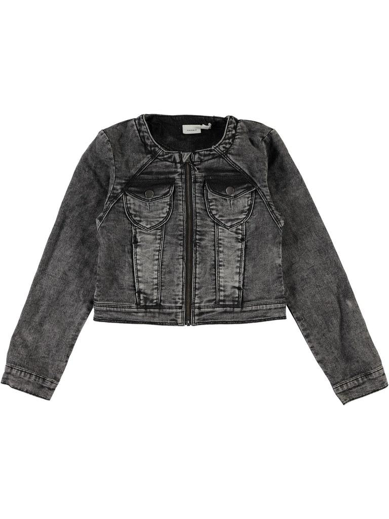 NAME IT Mädchen Jacke NKFTSTAR ESA GREY DNM JACKET NOOS