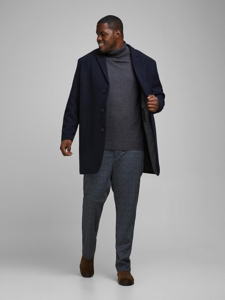 Jack & Jones Herren Pullover JJEEMIL KNIT ROLL NECK PS