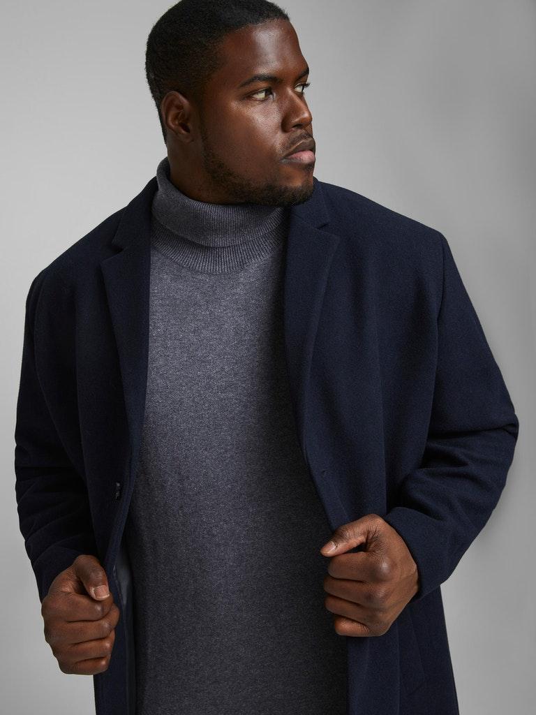 Jack & Jones Herren Pullover JJEEMIL KNIT ROLL NECK PS