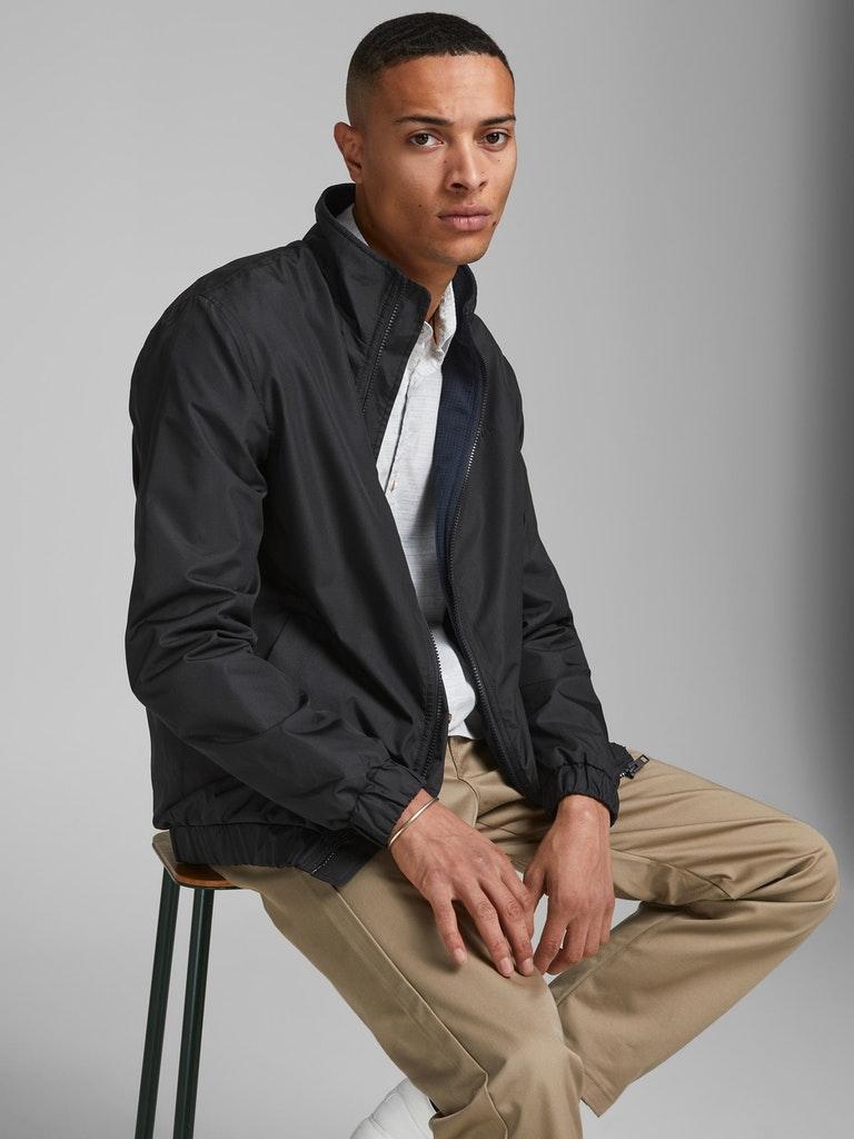 JACK & JONES Herren Jacke JORCOOPER Grün Schwarz S M L XL 12184992 Neu Leicht