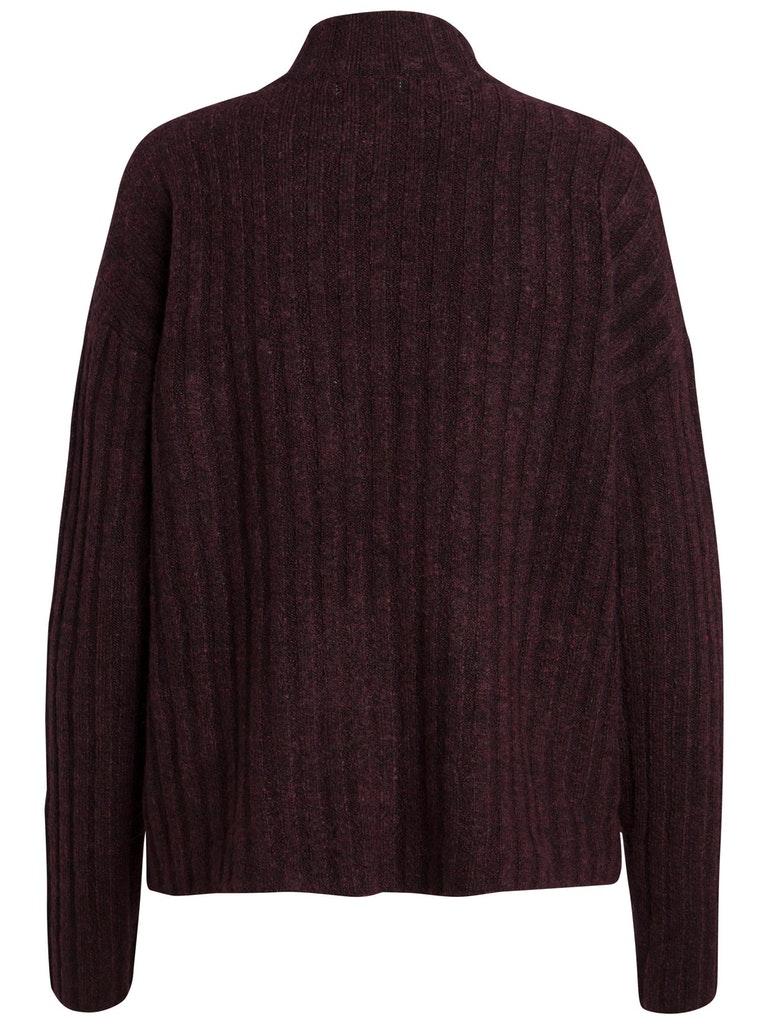 PIECES Damen Pullover PCSANNI LS WOOL KNIT NOOS