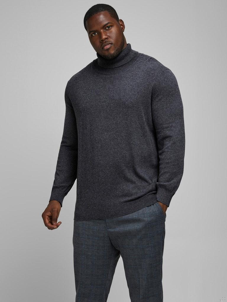 Jack & Jones Herren Pullover JJEEMIL KNIT ROLL NECK PS