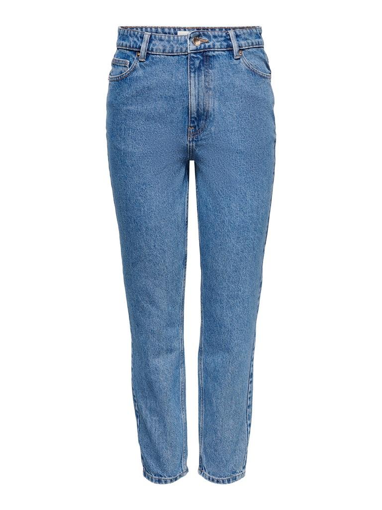 ONLY Damen Jeans ONLJAGGER HIGH MOM ANKLE DNM NOOS