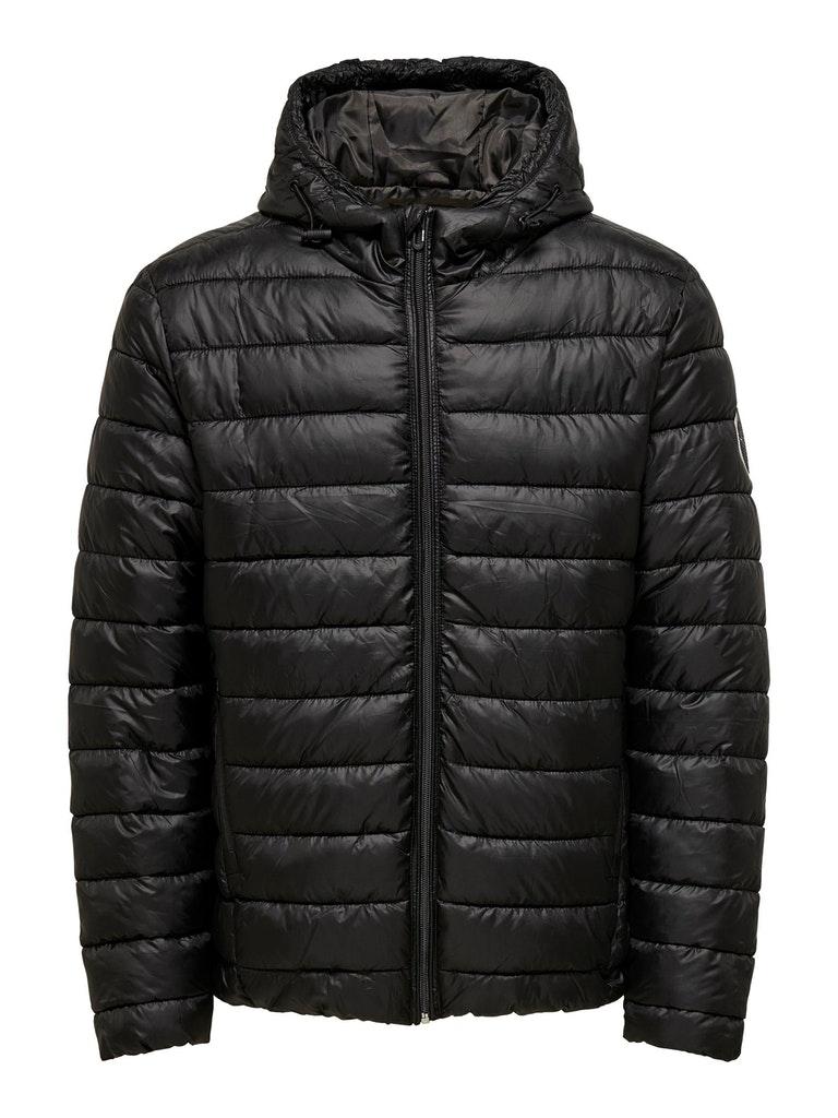 ONLY&SONS Herren Jacke ONSSTEVEN QUILTED HOOD JACKET OTW NOOS