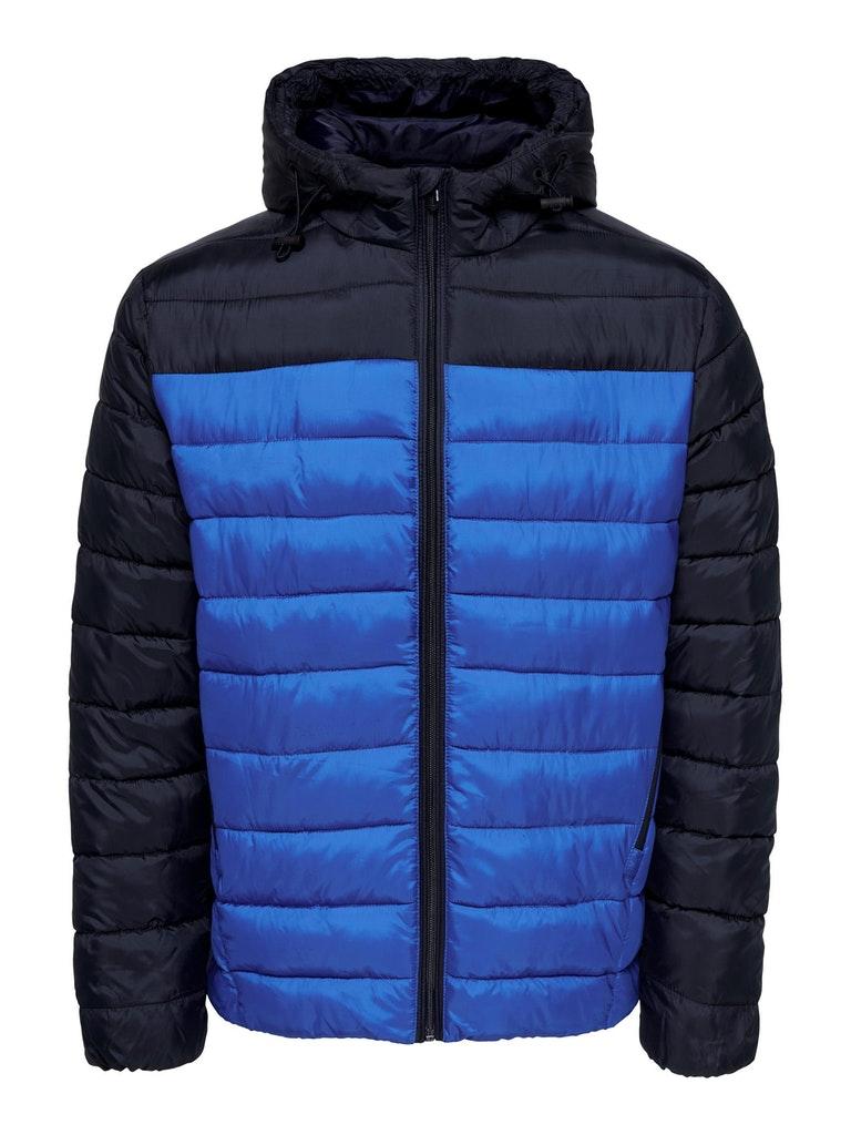 ONLY&SONS Herren Jacke ONSSTEVEN QUILTED HOOD JACKET OTW NOOS