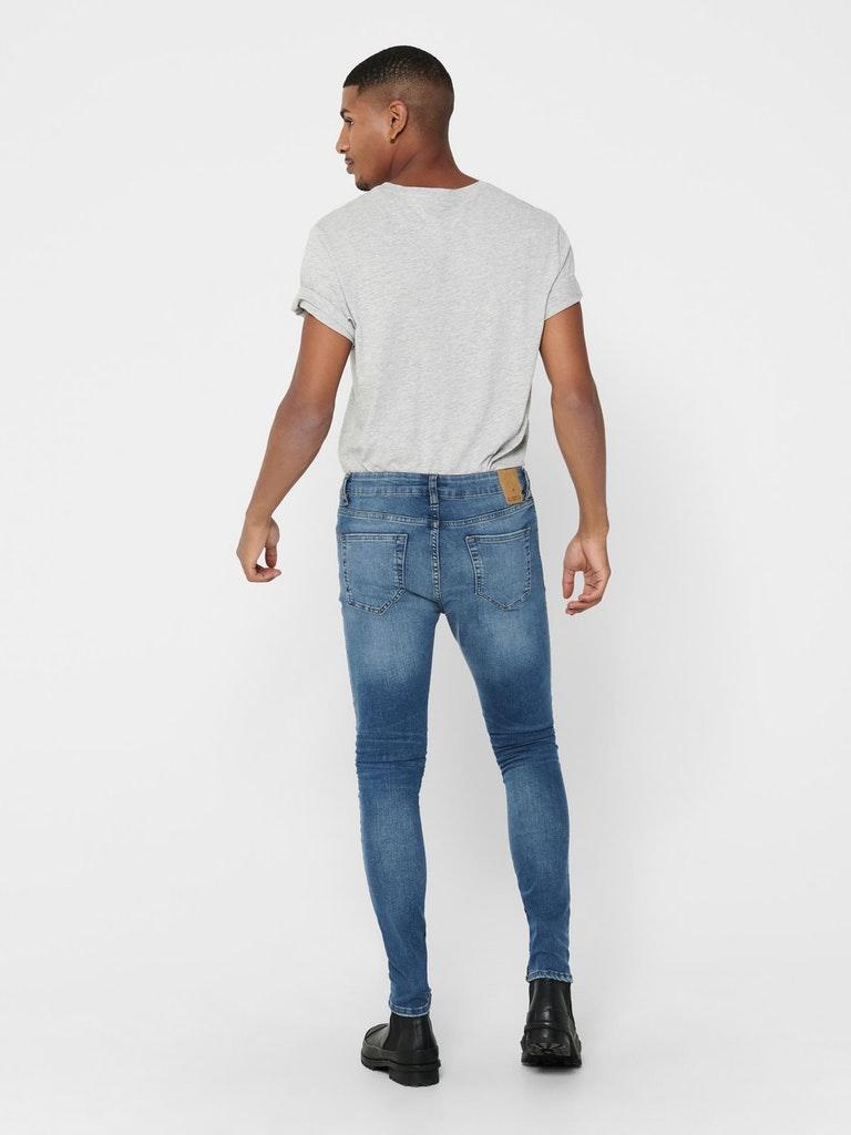 ONLY&SONS Herren Jeans ONSWARP LIFE SKINNY BLUE DCC 7114 NOOS