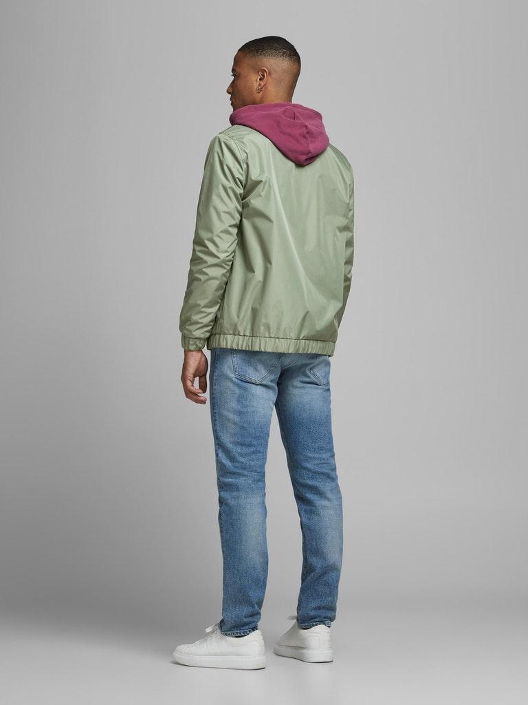 JACK & JONES Herren Jacke JORCOOPER Grün Schwarz S M L XL 12184992 Neu Leicht