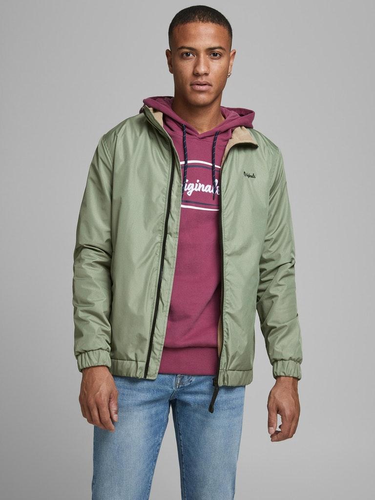 JACK & JONES Herren Jacke JORCOOPER Grün Schwarz S M L XL 12184992 Neu Leicht