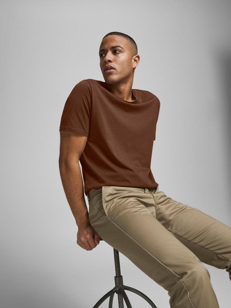 Jack & Jones Herren T-Shirt JJEORGANIC BASIC TEE SS O-NECK NOOS