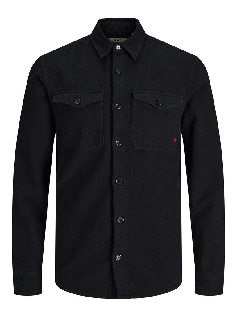 Jack & Jones Herren Hemd RDDROYAL SOLID OVERSHIRT L/S SN