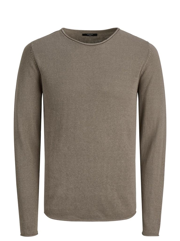 Jack & Jones Herren Pullover JWHLINEN KNIT CREW NECK
