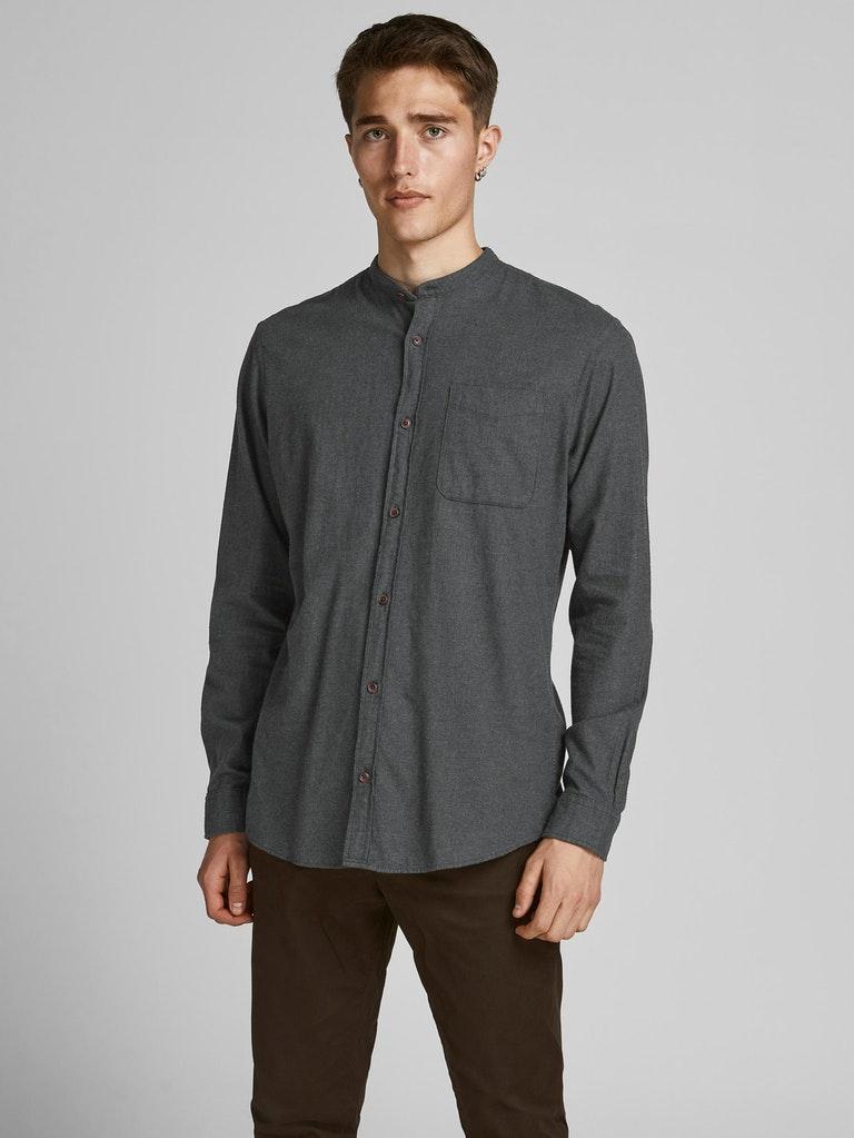 Jack & Jones Herren Hemd JJEBAND HEATHER SHIRT L/S STS