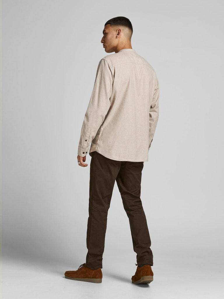 Jack & Jones Herren Hemd JJEBAND HEATHER SHIRT L/S STS