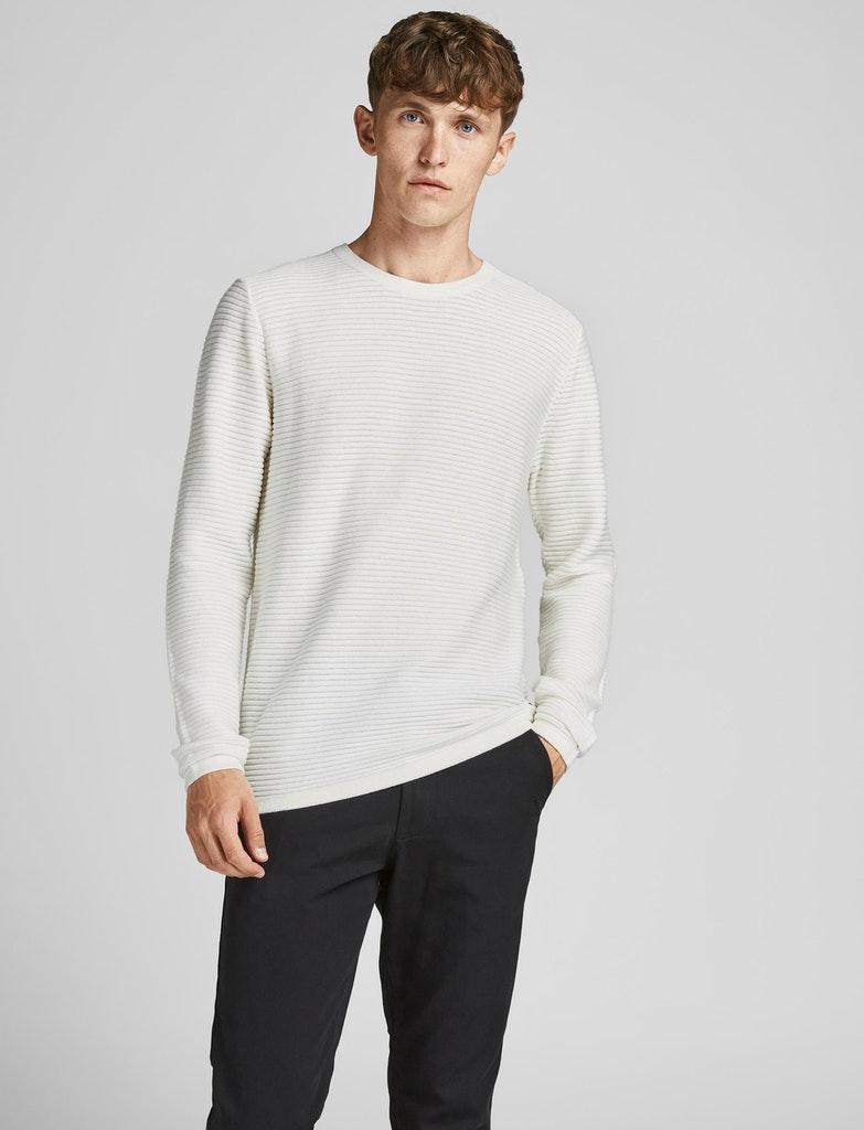 Jack & Jones Herren Pullover JJEWIND KNIT CREW NECK NOOS
