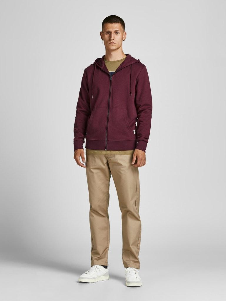 Jack & Jones Herren Hoodie JJEBASIC SWEAT ZIP HOOD NOOS