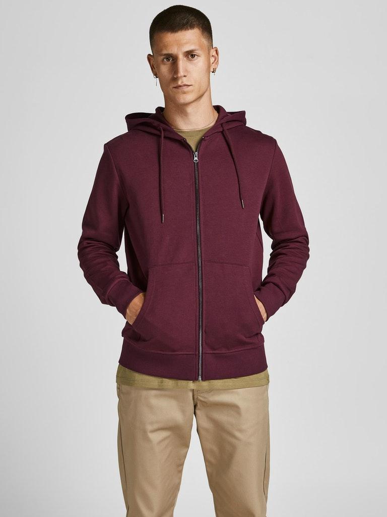 Jack & Jones Herren Hoodie JJEBASIC SWEAT ZIP HOOD NOOS