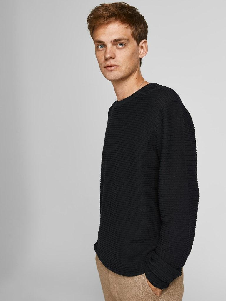 Jack & Jones Herren Pullover JJEWIND KNIT CREW NECK NOOS