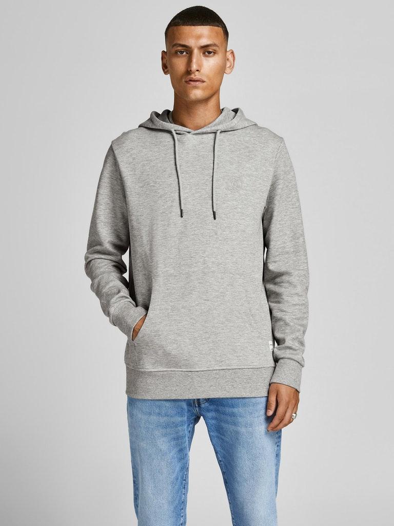 Jack & Jones Herren Hoodie JJEBASIC LOGO SWEAT HOOD NOOS