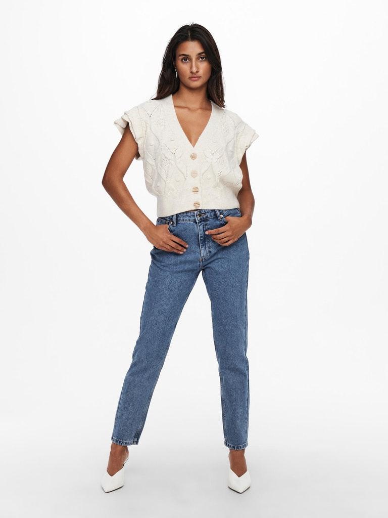 ONLY Damen Jeans ONLJAGGER HIGH MOM ANKLE DNM NOOS