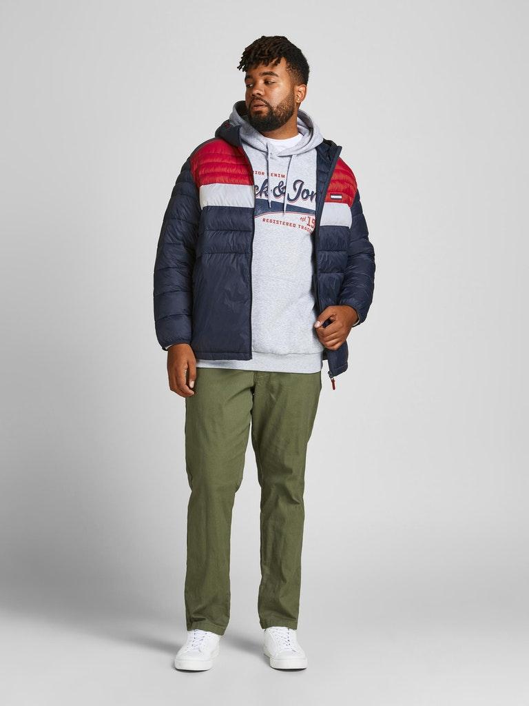 Jack & Jones Herren Hoodie JJEACE PUFFER HOOD PS NOOS