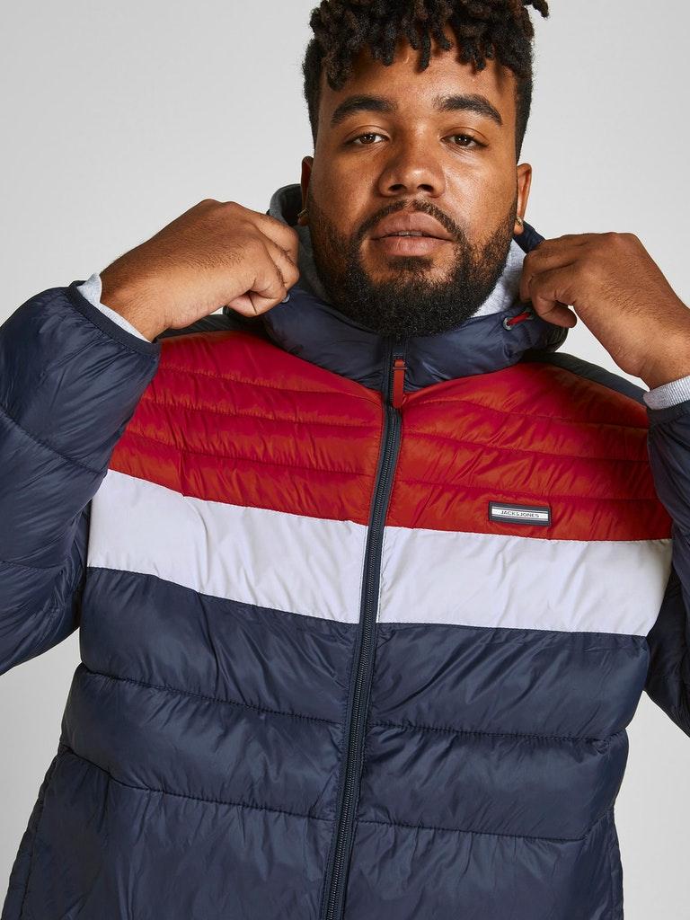 Jack & Jones Herren Hoodie JJEACE PUFFER HOOD PS NOOS