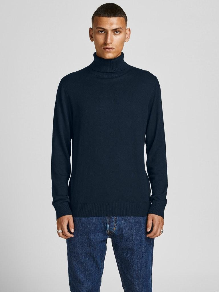 Jack & Jones Herren Pullover JJEEMIL KNIT ROLL NECK 2PK MP