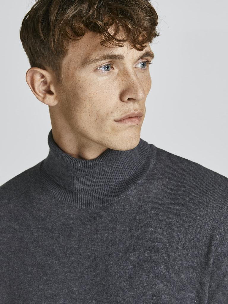 Jack & Jones Herren Pullover JJEEMIL KNIT ROLL NECK 2PK MP