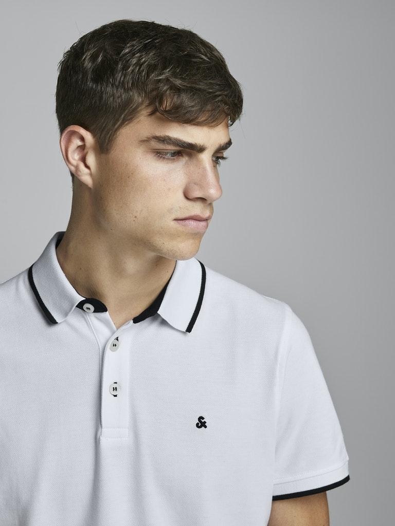 Jack & Jones Herren Poloshirt JJEPAULOS POLO SS NOOS