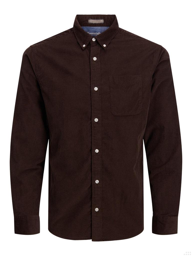 Jack & Jones Herren Hemd JJECLASSIC CORDUROY SHIRT L/S SN