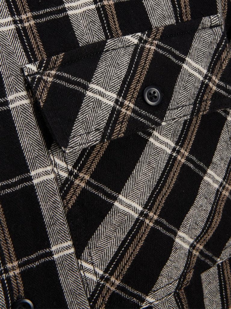 Jack & Jones Herren Hemd JCODESERT HERRINGBONE CHECK SHIRT LS LN