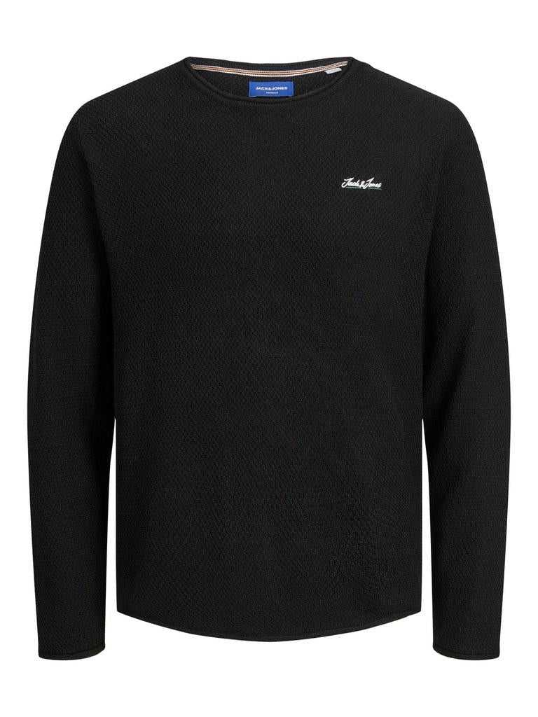 Jack & Jones Herren Pullover JORPAUL TONS KNIT CREW NECK DETAIL SN