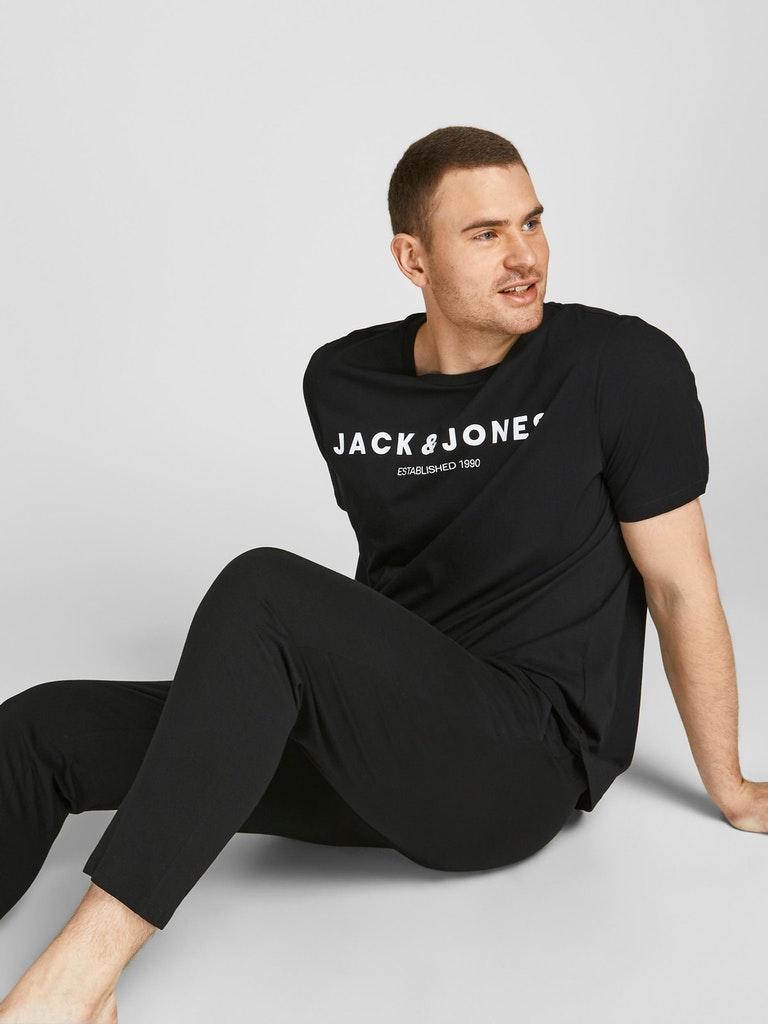 Jack & Jones Herren Schlafanzug JACKARAS SS LOUNGE SET PS