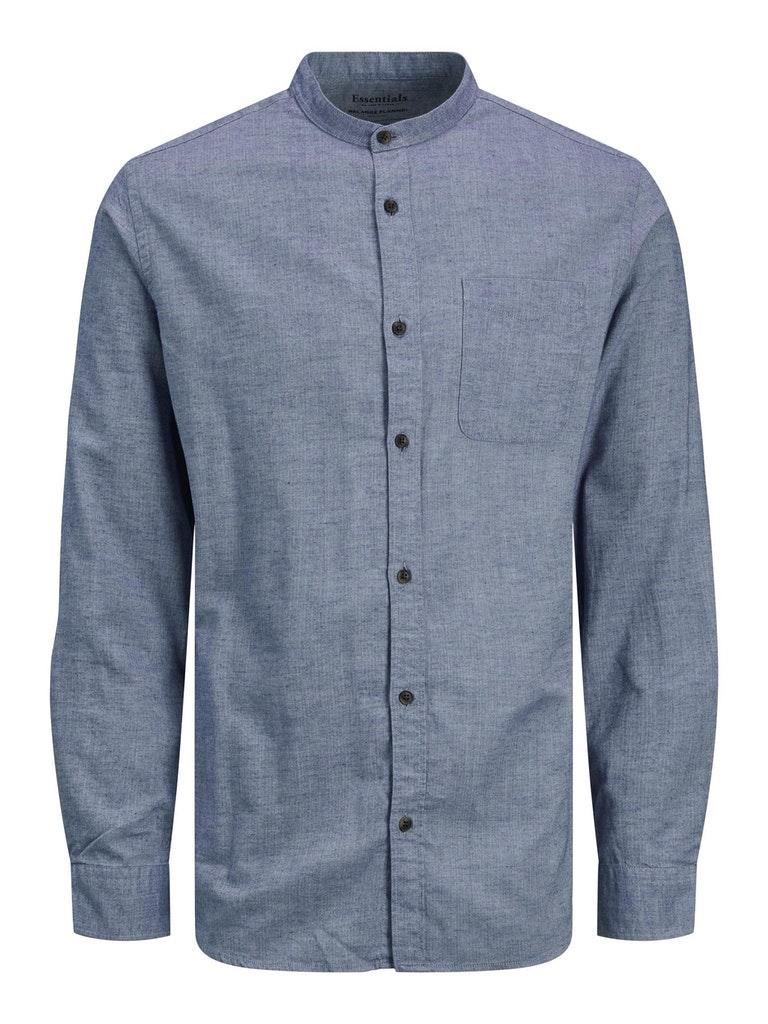 Jack & Jones Herren Hemd JJEBAND MELANGE SHIRT L/S AU22 SN
