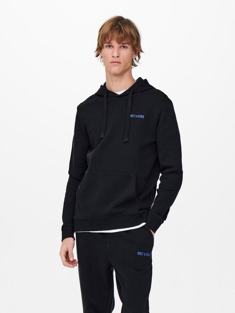 ONLY&SONS Herren Hoodie ONSTRISTAN REG LOGO SWEAT HOODIE
