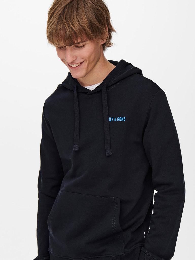 ONLY&SONS Herren Hoodie ONSTRISTAN REG LOGO SWEAT HOODIE
