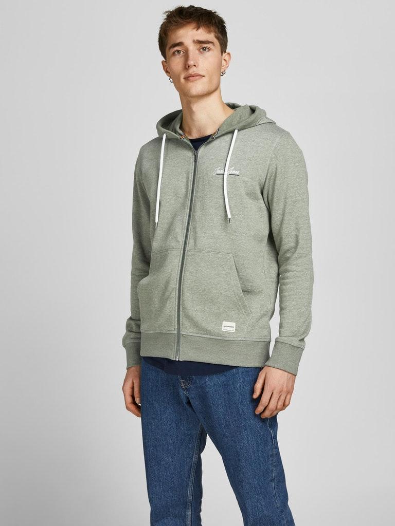Jack & Jones Herren Hoodie JORTONS SWEAT ZIP HOOD UB NOOS
