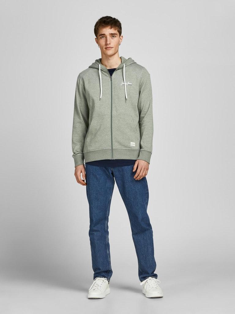 Jack & Jones Herren Hoodie JORTONS SWEAT ZIP HOOD UB NOOS