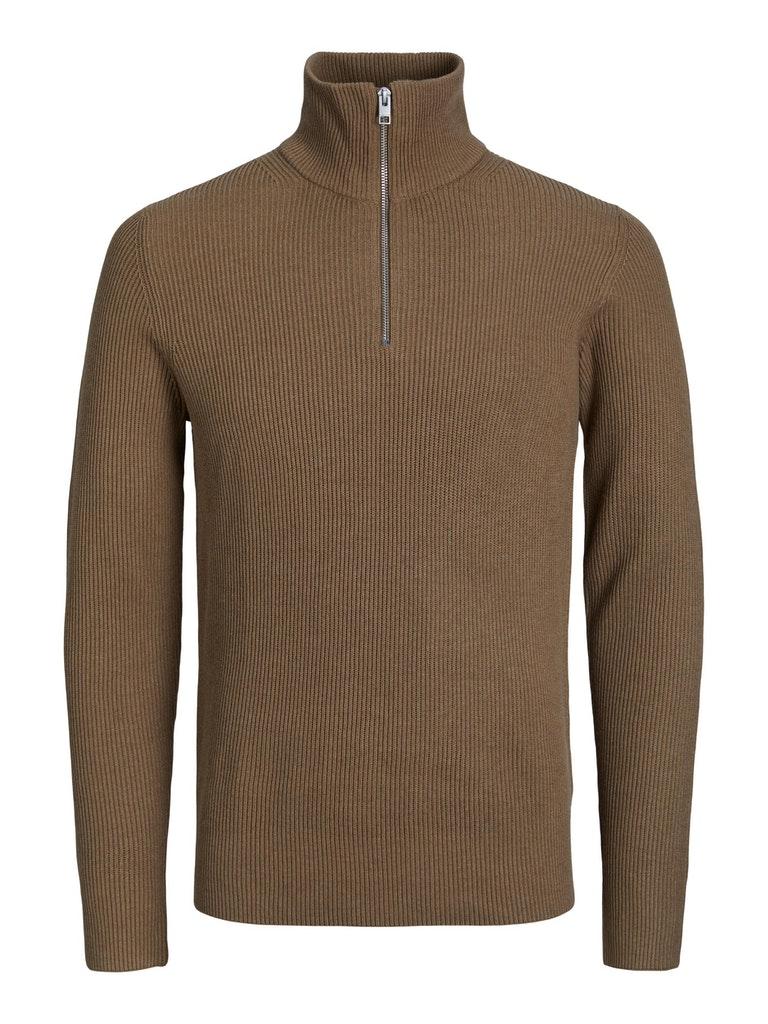 Jack & Jones Herren Pullover JPRCCPERFECT KNIT HALF ZIP SN
