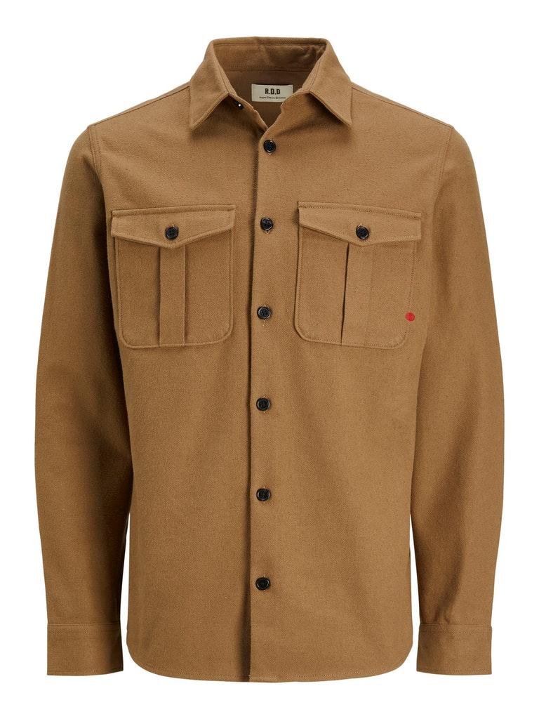 Jack & Jones Herren Hemd RDDROYAL SOLID OVERSHIRT L/S SN