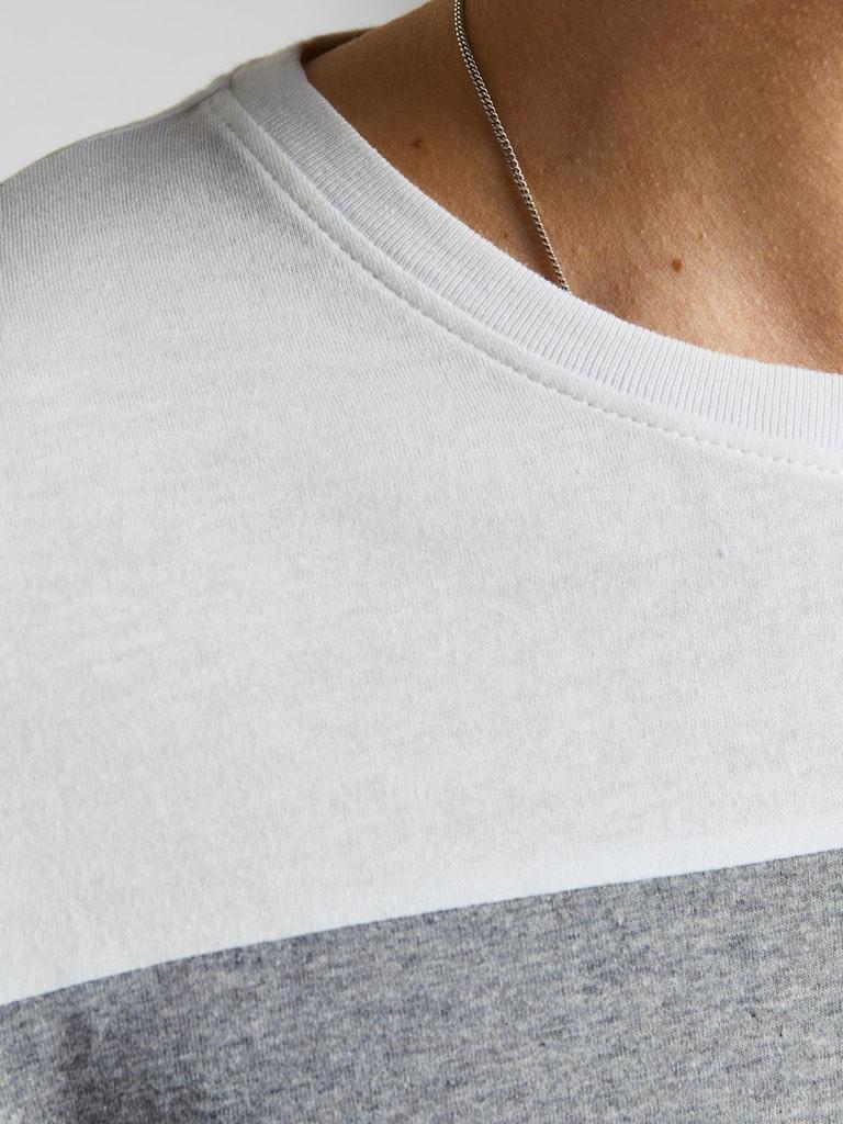 Jack & Jones Herren T-Shirt JJELOGO BLOCKING TEE SS NOOS