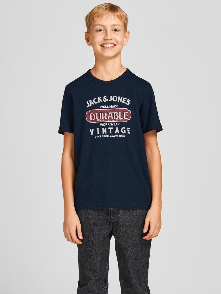 Jack & Jones Jungen T-Shirt JJEDENIM TEE SS O-NECK SN JNR