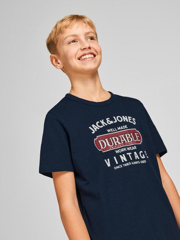 Jack & Jones Jungen T-Shirt JJEDENIM TEE SS O-NECK SN JNR