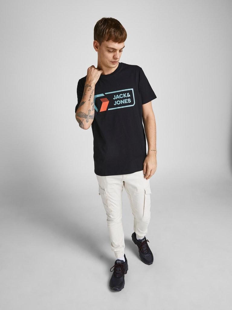 Jack & Jones Herren T-Shirt JCOLOGAN TEE SS CREW NECK NOOS