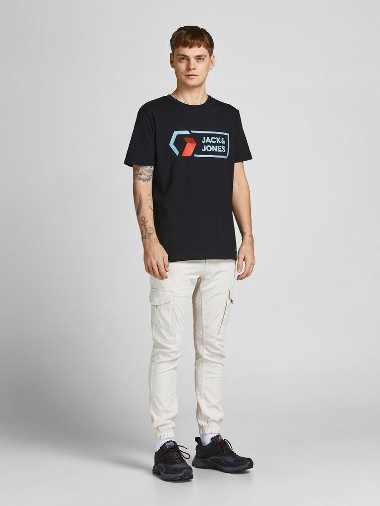 Jack & Jones Herren T-Shirt JCOLOGAN TEE SS CREW NECK NOOS