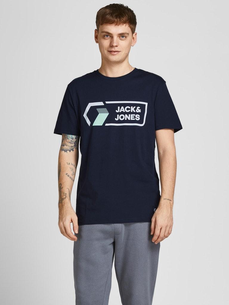 Jack & Jones Herren T-Shirt JCOLOGAN TEE SS CREW NECK NOOS